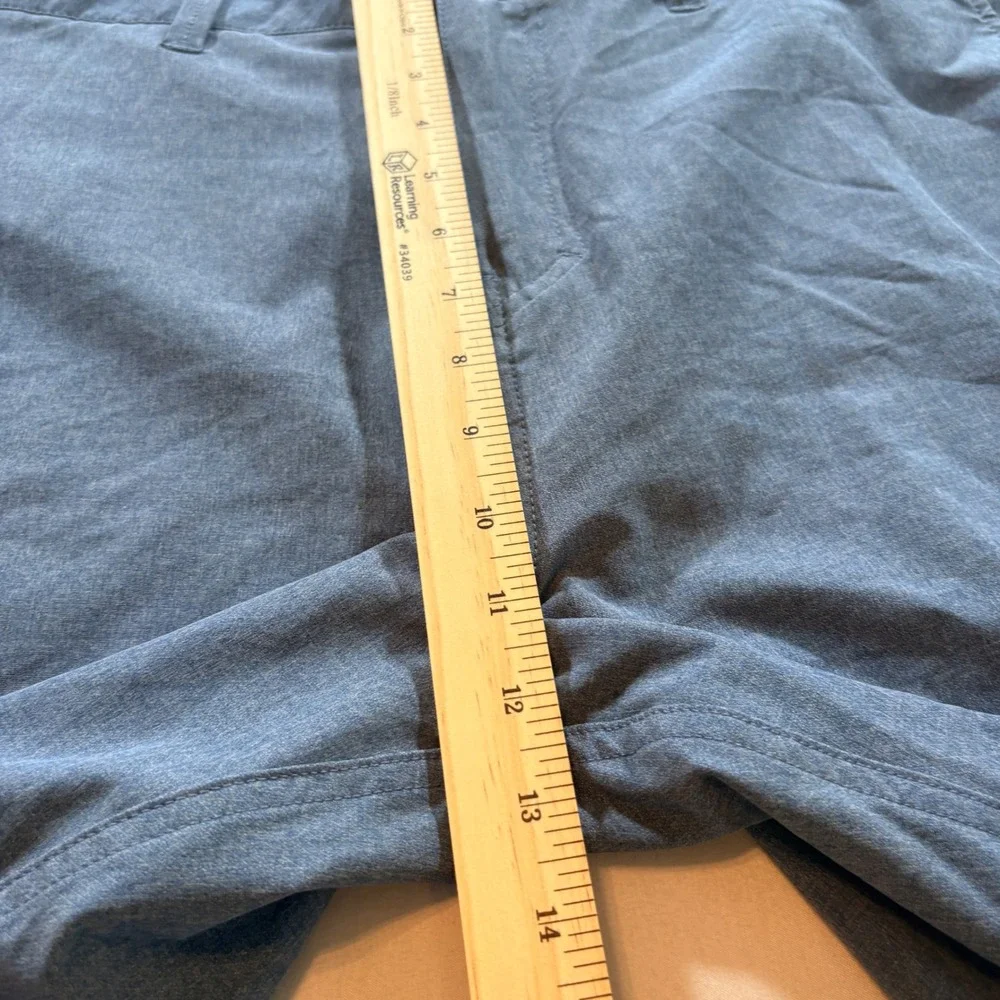 Quiksilver Amphibian Hybrid Shorts Men 34 Blue DryFlight Water Repellent Stretch